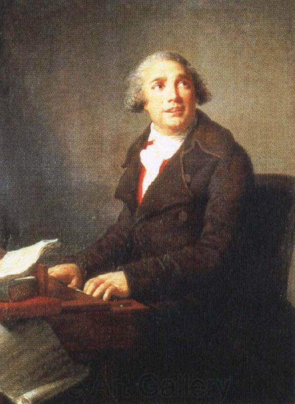 Johann Wolfgang von Goethe one of the most successful opera composers of his time,painted by elisadeth vigee lebrun Norge oil painting art